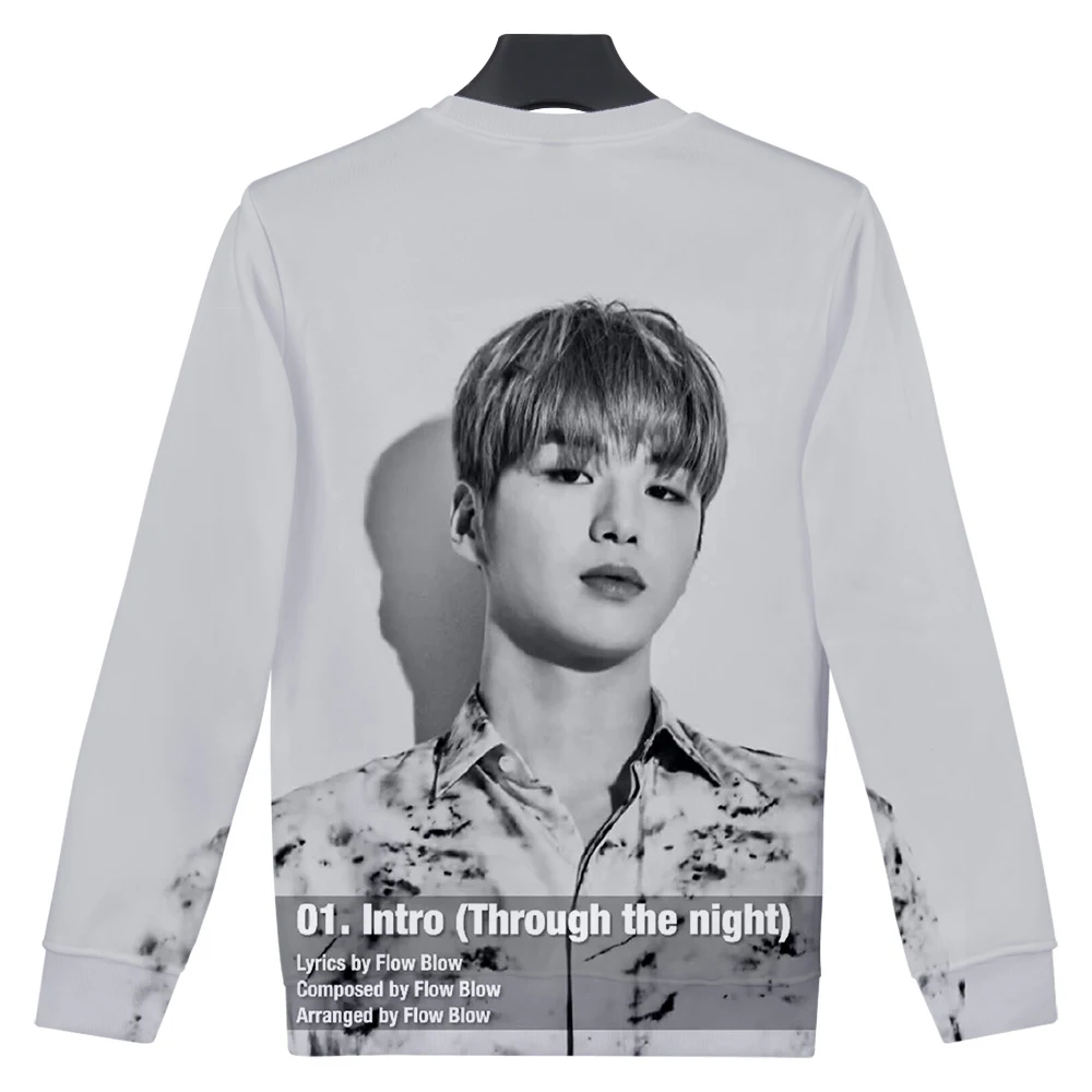 Новинка 2019 толстовка KPOP Kang Daniel с круглым вырезом и объемным изображением альбома