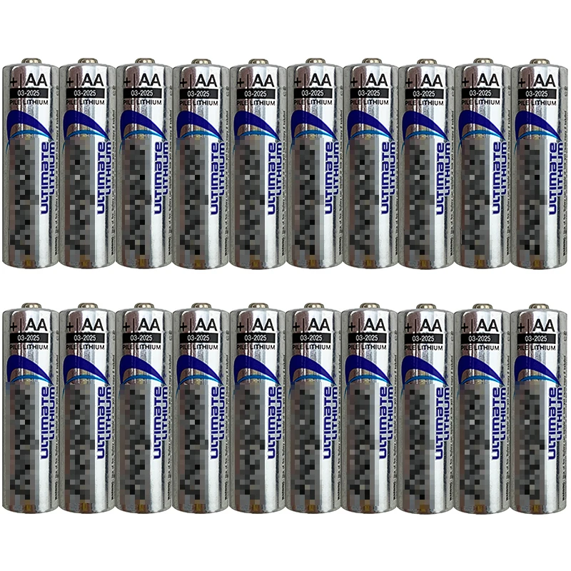 

20PCS L91 FR6 Remote Control Smart Door Locks Flashlight Battery EA91 LR6 AA 1.5V Lithium Battery for Energizer made in USA