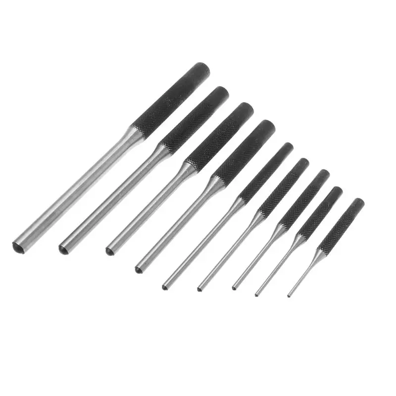 

9 Pcs/Set Hunting Remover Pin Punch Removal Tools Tackle For AR15 M4 M16 For Glock Professional Punches Roll Knurling 35ED