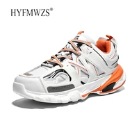 trendy men running sneakers thick sole man platform shoes web celebrity chunky dad sneakers zapatos de hombre tenis masculino