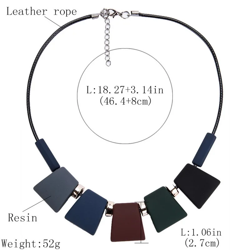 Ожерелье с подвеской из полимерных бусин длинное недорогое массивное ожерелье в