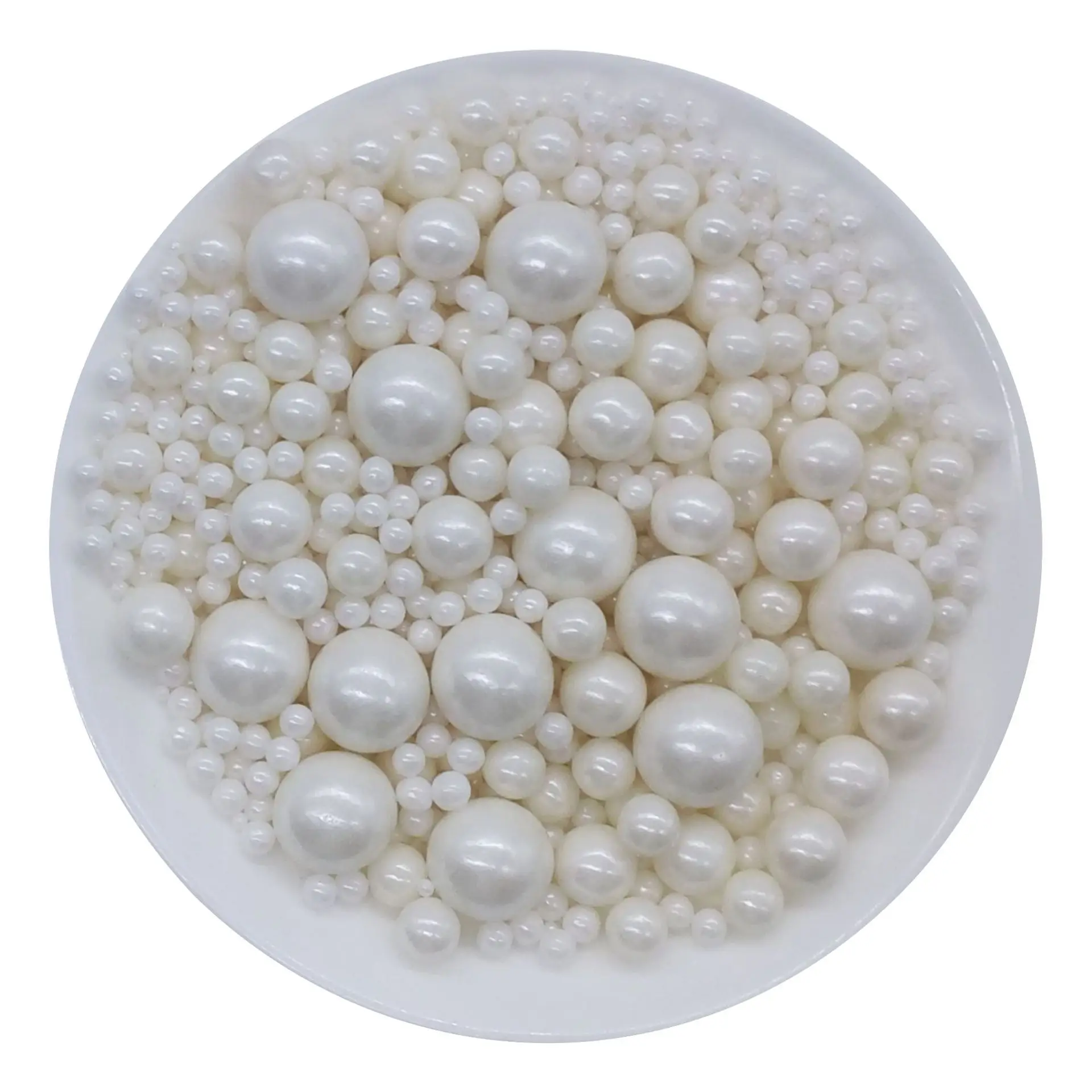 

85g White Mix Edible Beads Pearl Sugar Candy Ball DIY Cake Baking Fondant Cup Cake Wedding Cake Dessert Ice Cream Decor Sprinkle