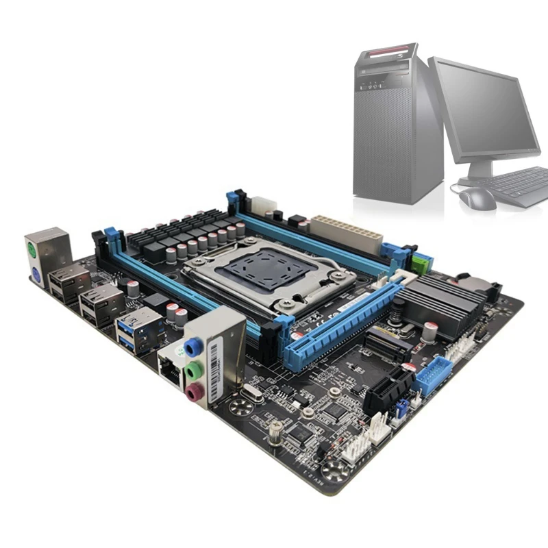 

X99 Motherboard LGA 2011-3 E5 CPU 4 channel DDR4 -RAM Supports E5 2678V3 2620