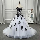 Очаровательная спина с аппликацией в виде сердца Свадебные и Бальные платья Vestido De Noiva; Фатиновое платье с длинным шлейфом официальное свадебное платье; Обувь под свадебное платье для невесты