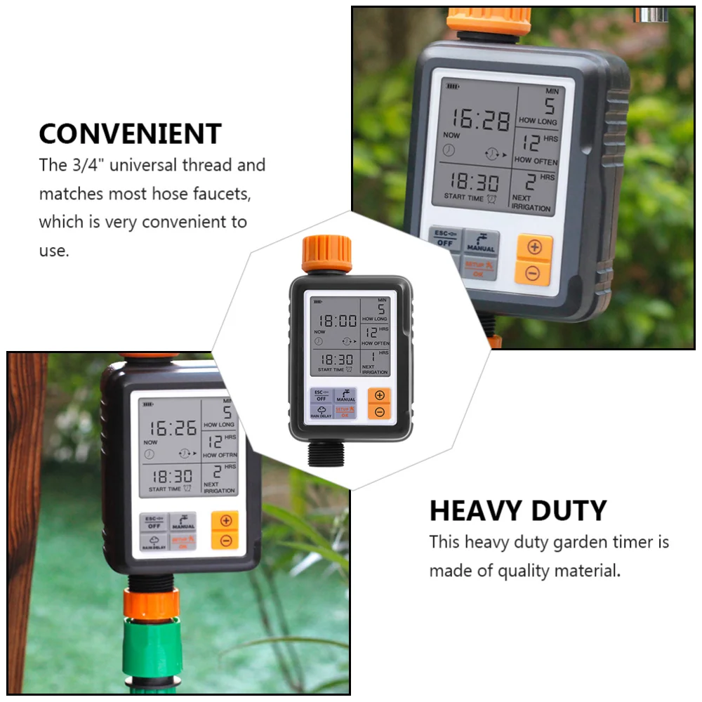 

1 Set Outdoor Lawn Watering Timer Device Sprinkler Controller Tool (Single Exit)