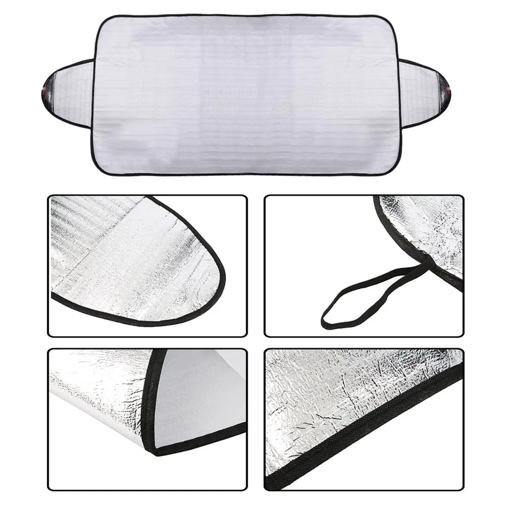 

Practical Car Windscreen Cover Anti Ice Snow Frost Shield Dust Protection Heat Sun Shade Ideally for Front Car Windshield
