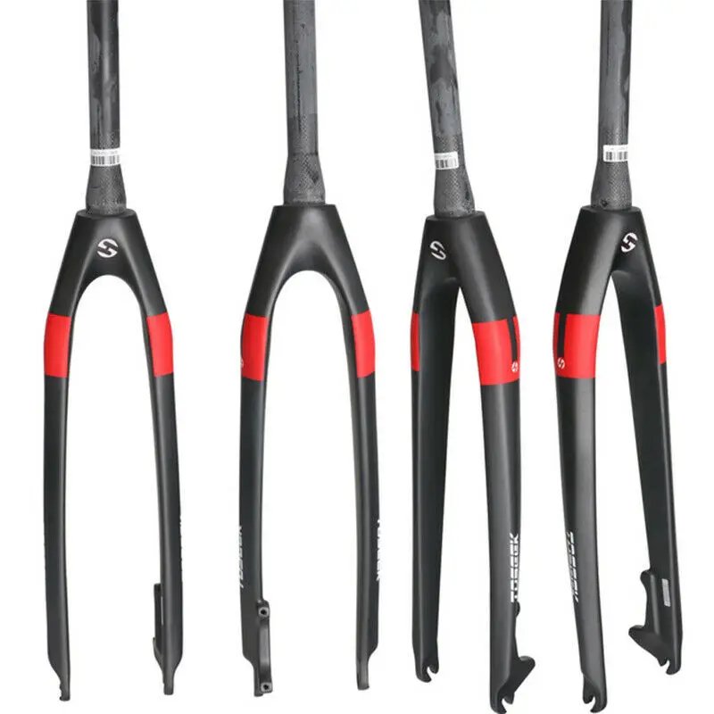 TOSEEK углеродная вилка Suspenton 26er 27 5 er 29er MTB велосипед 1-1/8 горный жесткая коническая