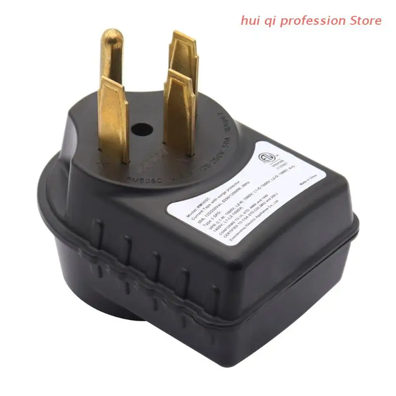 

Surge Protector Adapter Wearproof Receptacle Tester With Indicator Light 30A/50A Circuit Analyzer Used For Travel RV Motorhome