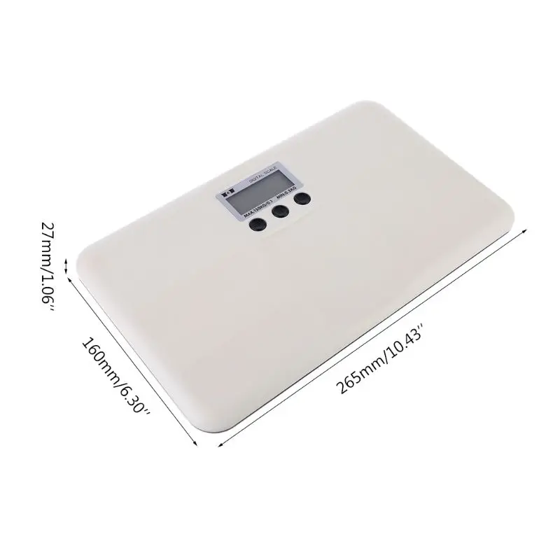 

150KG 0.1kg Digital Body Weighing Scale Precision Electronic Human Body Floor Scale Portable Body Health Balance Weight Scale