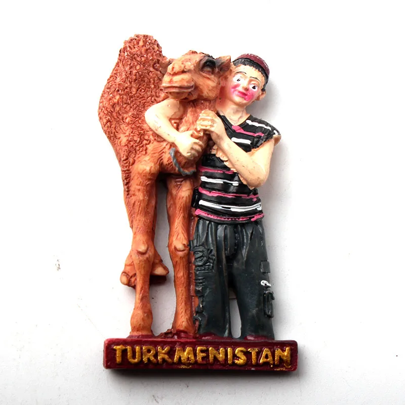 Креативные знаменитые туркеменские резиновые наклейки на холодильник магнитные