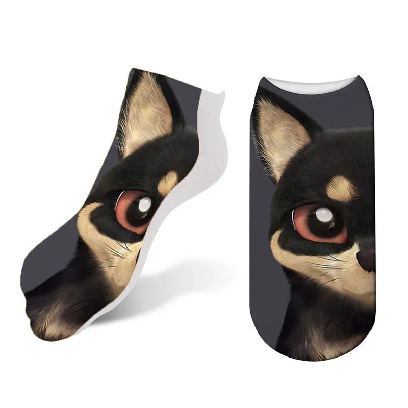 3D с принтом рисунком из мультфильма Щенячий патруль короткие носки унисекс