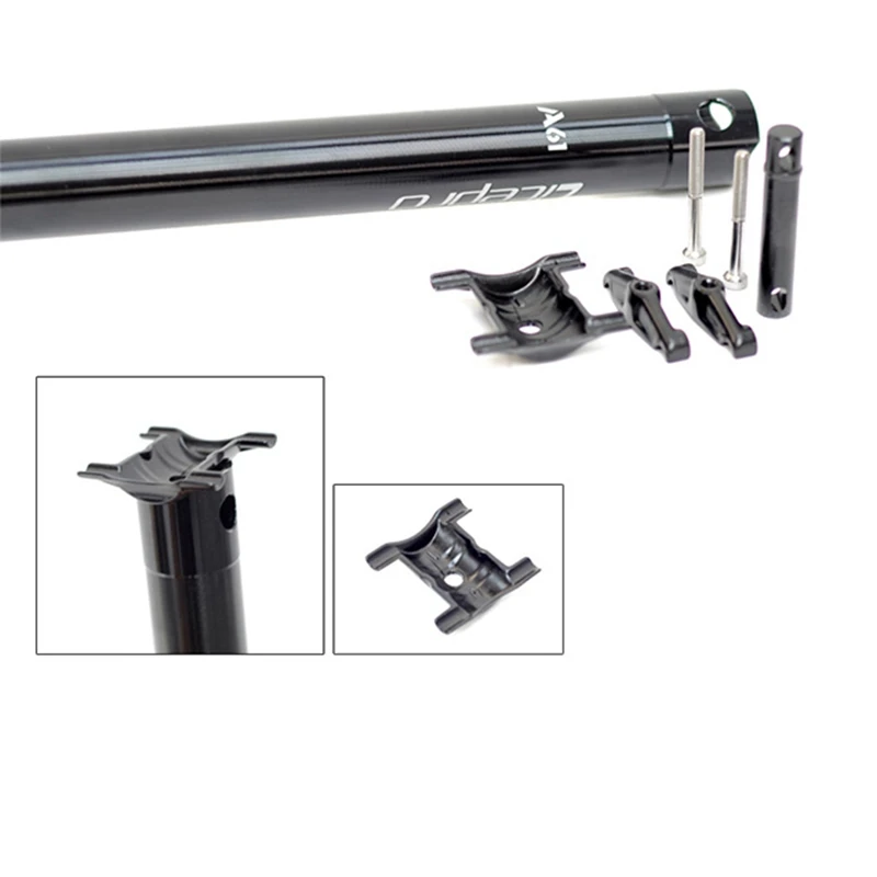 Litepro складной велосипедный Подседельный штырь ультра светильник алюминиевый