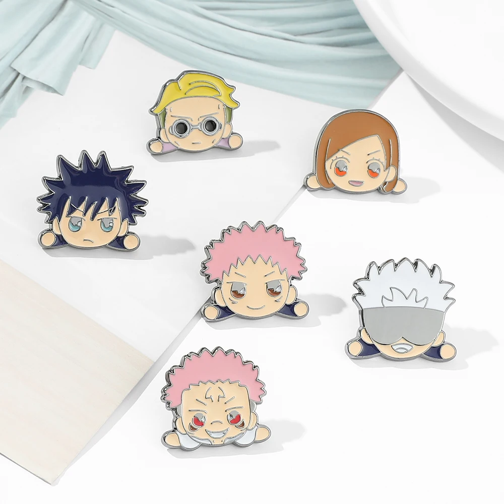 Оптовая продажа брошь в виде милых героев мультфильмов эмалированная годзо