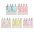 Заколки для волос карамельных цветов, без складок, бесшовные, 4 шт.