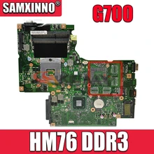 Akemy 11S90003042 BAMBI MAIN BOARD REV 2.1 For Lenovo ThinkPad G700 Laptop Motherboard 17.3 inch screen HM76 DDR3 SLJ8E WORKS