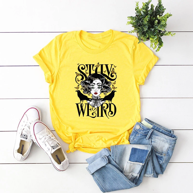 Женская футболка с абстрактным принтом лица хлопковая Повседневная забавная для