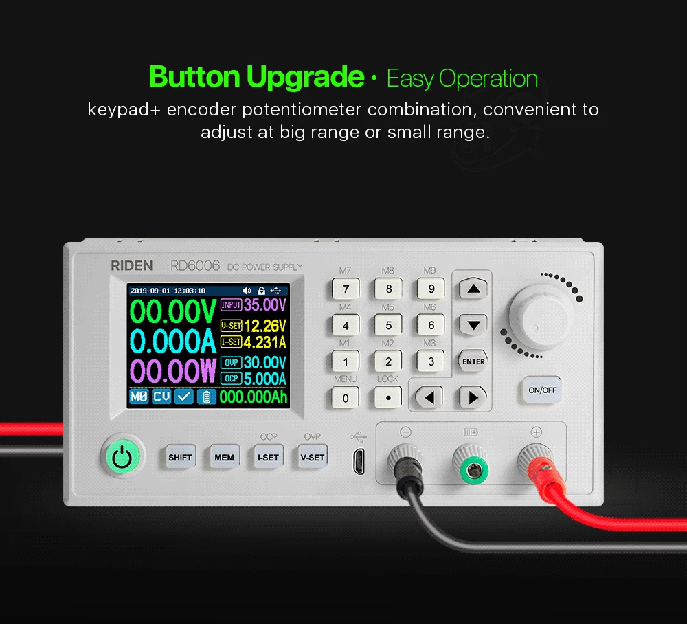 RD S06A RD6006 RD6006W USB Wi-Fi, DC-DC Напряжение текущий понижающий Питание понижающий Напряжение конвертер Вольтметр 60V 6A