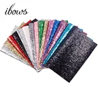 22 см * 30 см блестящая кожаная ткань блестящая Лазерная блестки лоскутное шитье сумка Аксессуары для обуви ткань ручной работы Лоскутные материалы