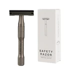 MAXFRESH Безопасная бритва с двойным краем, Классическая Ручная бритва, мужская бритва для удаления волос для мужчин и женщин с 20 лезвиями для бритья