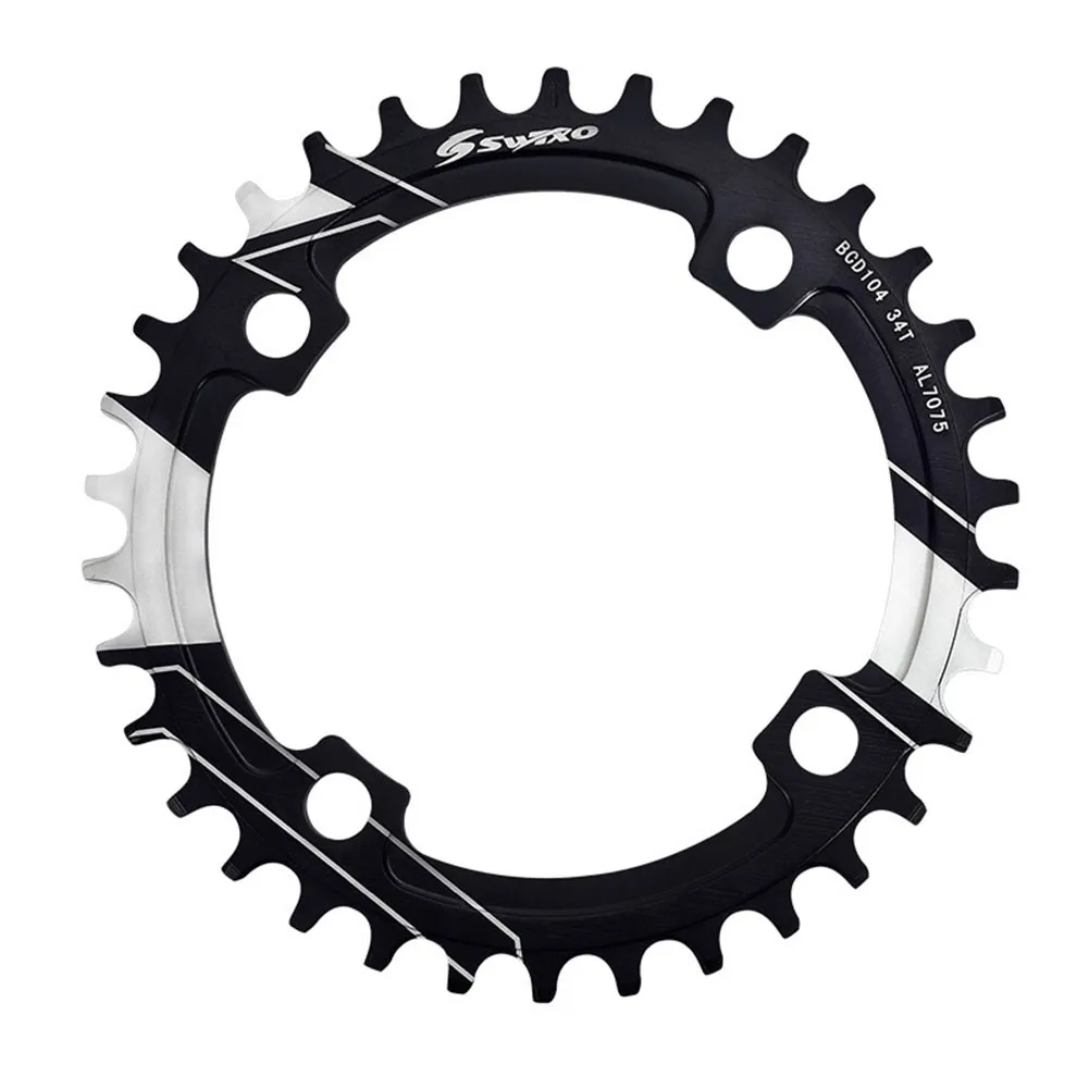 

SWTXO 104BCD Bicycle Chainring Mountain Bike Narrow Wide Chainwheel 32/34/36/38T Single Speed Bicycle Chainwheel Cycling Parts