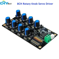 8ch rotary knob servo driver 8 channel way controller board servo tester overcurrent protection for arduino diy robot arm part