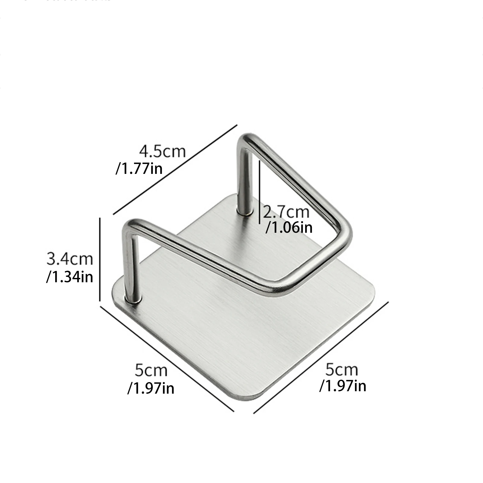 Настенный сливной стеллаж для губки из нержавеющей стали U-образный держатель с