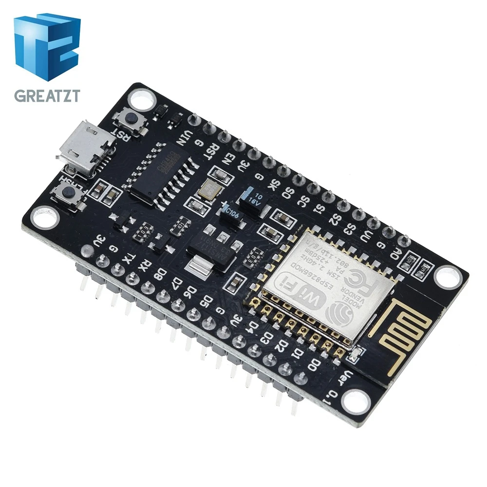 Wireless module NodeMcu v3 CH340 Lua WIFI Internet of Things development board ESP8266 with pcb Antenna and usb port for Arduino |
