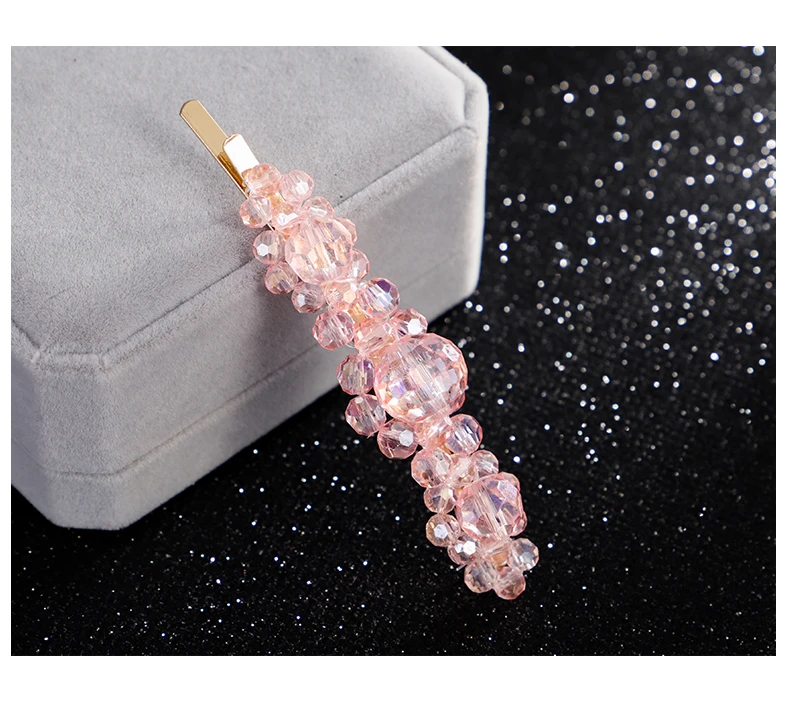 1 Pc/lot Bling Crystal Hair Clip For Women Girls Rhinestone Hairpin Barrette Accessories Gift | Красота и здоровье