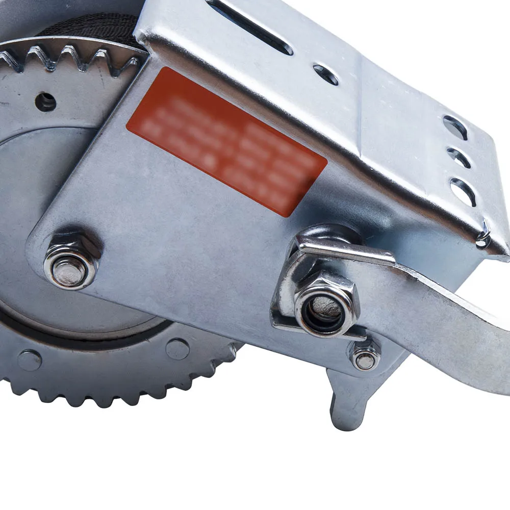 Ручная лебедка 1200 фунтов ручная с нейлоновым ремешком для тяжелых условий