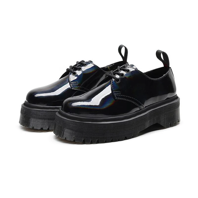 Новая модная женская обувь на платформе Сезон весна-осень Повседневная из