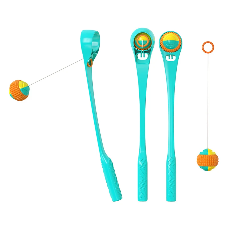 

2021New 1/3Pcs Dog Throwing Ball Outdoor Dog Accessories Training Toys Ball Tossing Device Pet toys Tossing Dog Toy Dog Supplies