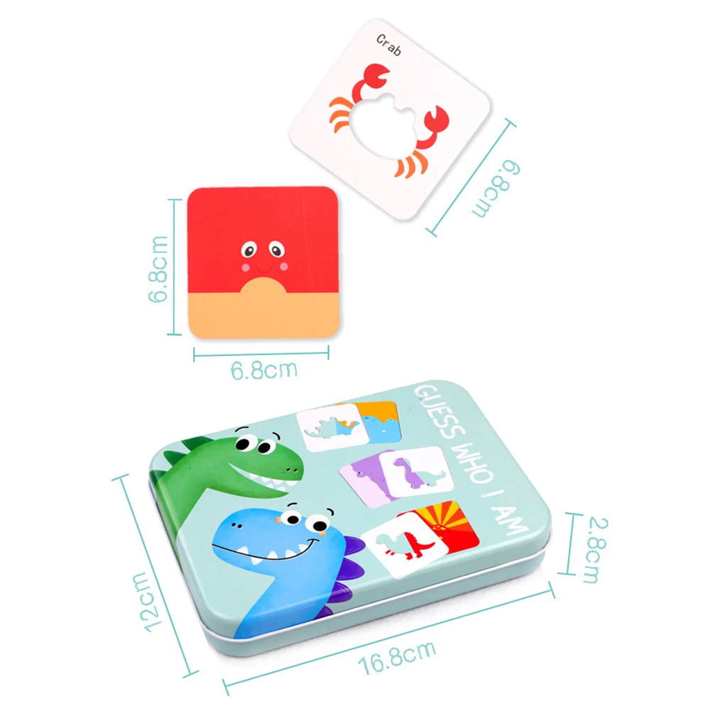 

Cartoon Kids Puzzles Toy Animal Fruit Vehicle Jigsaw Puzzle Pairing Cards Early Educational Kids Toy Funny Matching Game