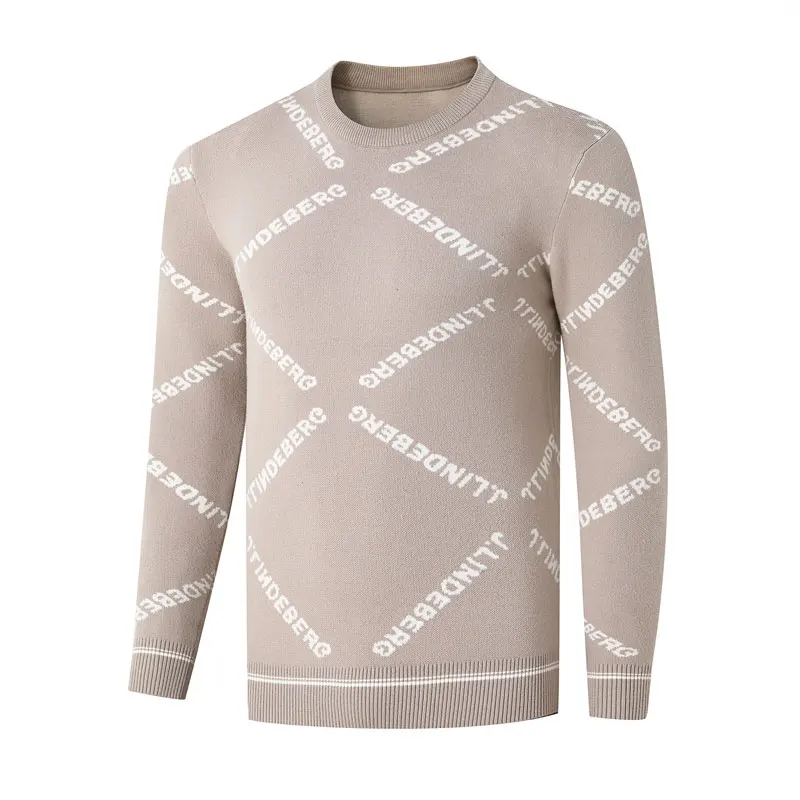 

Autumn Winter Men's Golf Sports Sweater Knit Sweater Thick Double-Sided Knit Sweater Coat Sports Leisure Clothing New Hot Sale