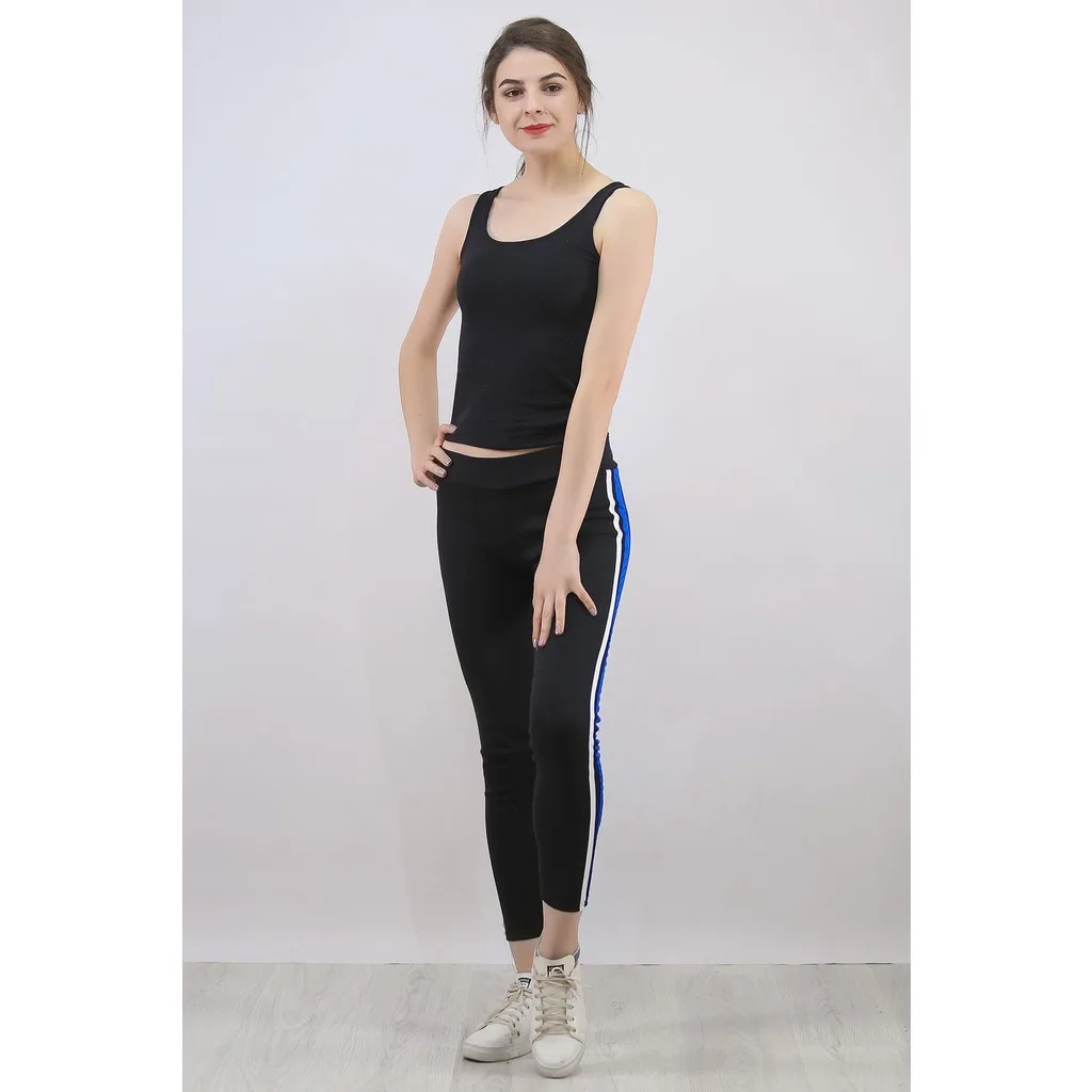 So Seritli Leggings Siyahsaks - 0240.432.