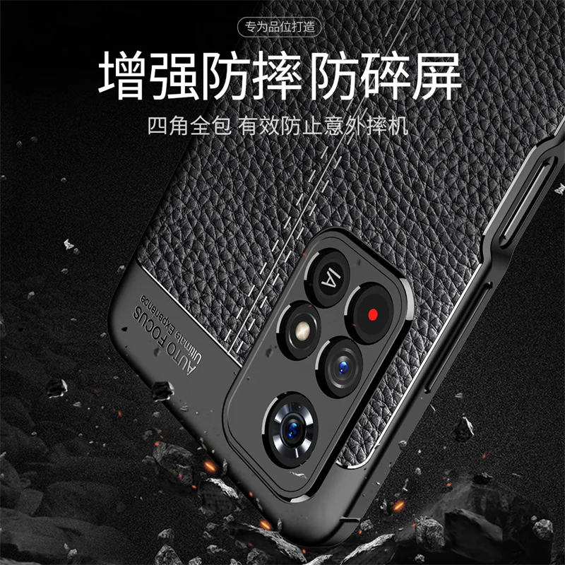 For Cover Xiaomi Poco M4 Pro Case For Poco M4 Pro 5G Cover Capas Shockproof Bumper TPU Soft Leather For Fundas Poco M4 Pro Cover