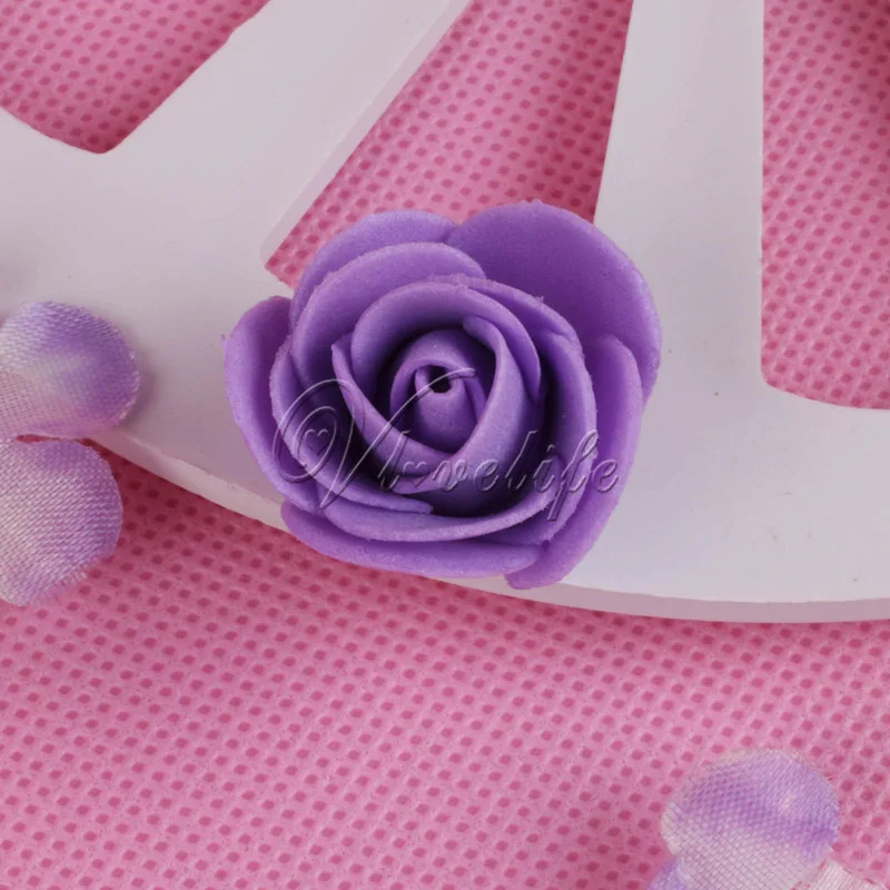 500 шт./пакет PE пена Роза Цветок голова искусственные розы ручной работы DIY