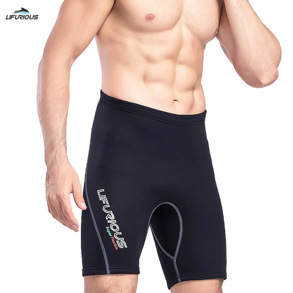 

2MM neoprene men's wetsuit shorts summer and winter swimming boating sailing surfing warm super elastic wetsuit pants S M L XL