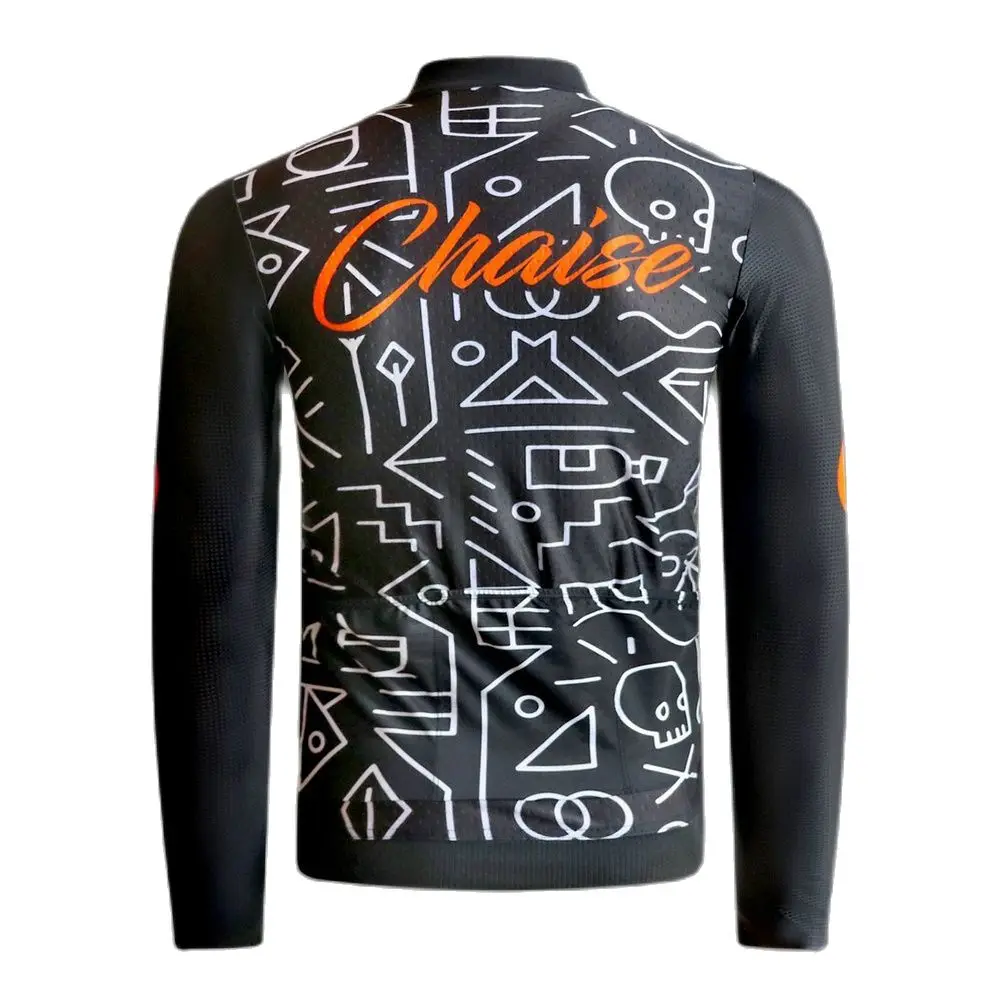 Шезлонг Велоспорт Джерси с длинным рукавом сетчатые велосипедные рубашки горный