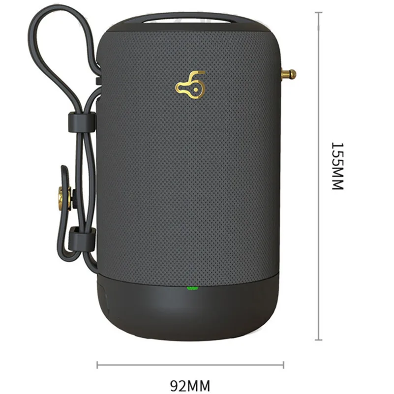 

Bluetooth 5.0 Speaker 10w Portable Bass Column Wireless Speakers Ipx56 Waterproof Built-in Microphone Sound Box for Phone