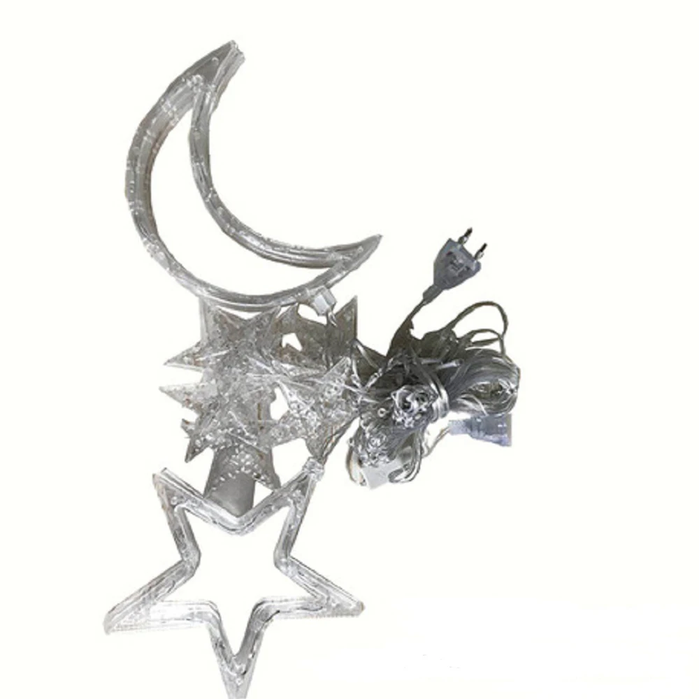 Светодиодный Звезда лунный занавес свет луны и звезд огней мигающие огни отель