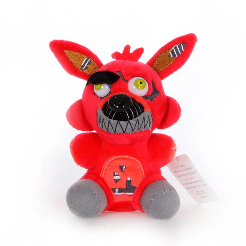 Red 1 шт. 15-25 см поступление пять ночей у Фредди 4 FNAF плюшевые игрушки подвесной зажим брелок мягкие игрушки для подарки для детей - Цвет: Red