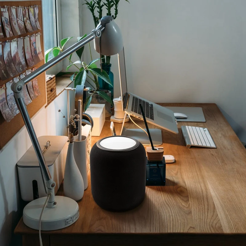 

Suitable for Apple HomePod Audio Dust Cover Hard Rubber Textile Dust Protection Cover HomePod Accessories