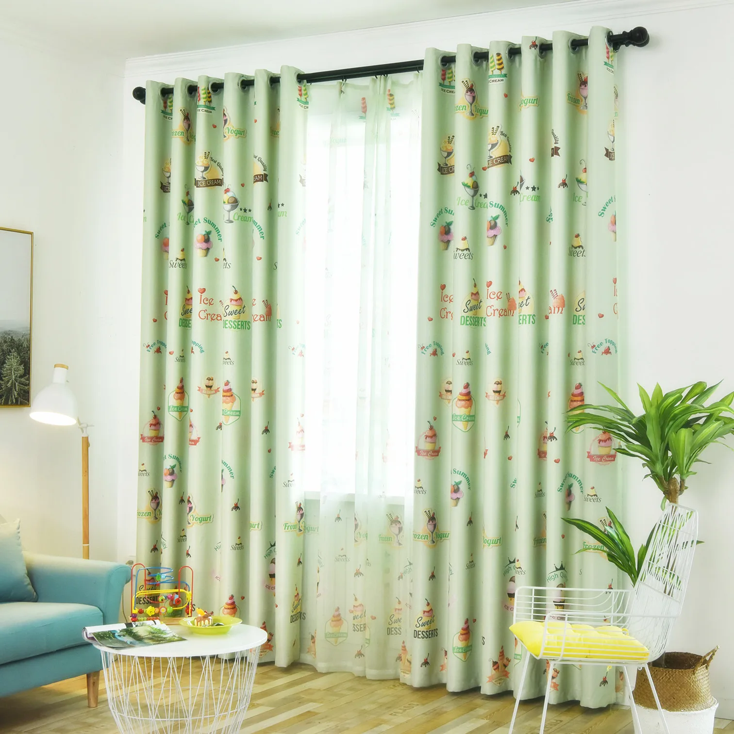 Современный простой японский и корейский мультфильм цифровой мороженое для