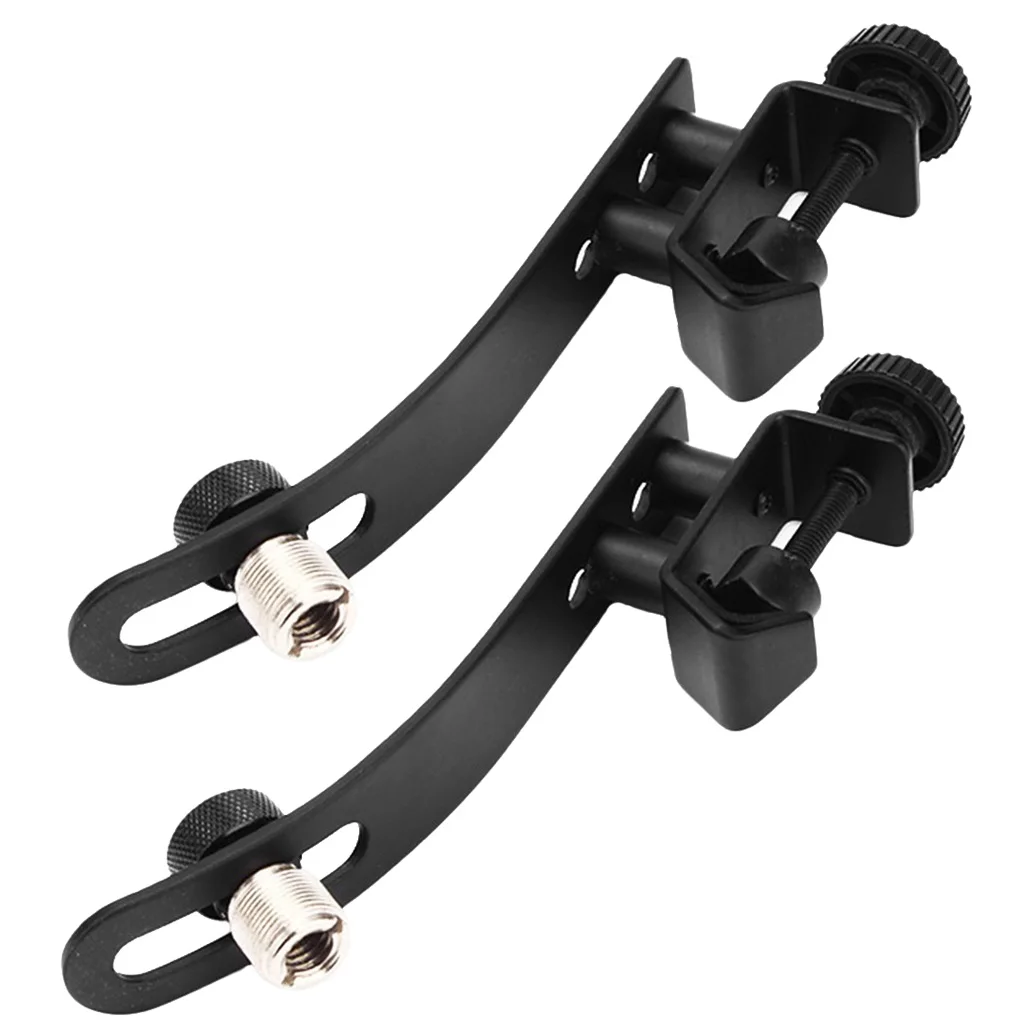 2x барабанный микрофонный зажим ударопрочный держатель обода Комплект для