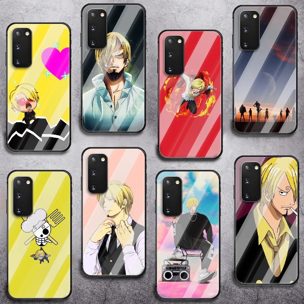

One Piece Sanji Japan Anime Phone Tempered Glass Case Cover for Samsung Galaxy A M 12 20 21 30 31 40 50 51 52 70 71 72 E S Shell
