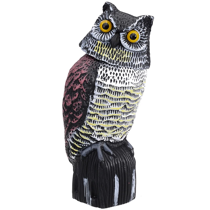 Реалистичная вращающаяся голова Mayitr приманка для защиты совы репеллент пугал