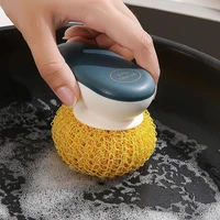 nano fibre dishwashing brush wash dishes cleaning kitchen practic appliance ball washing dont supplies dishwashing a9u9