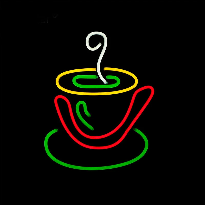 Светодиодная неоновая вывеска для кофе 40 х50 см|Неоновые лампы и трубки| |