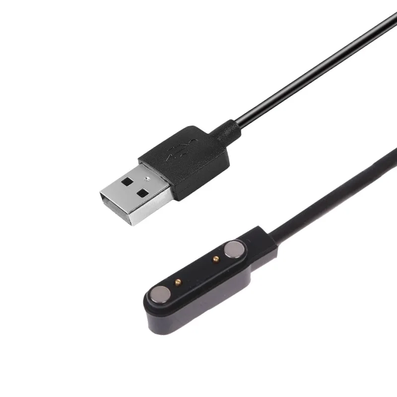 2pin Напульсники линия зарядки Смарт часы магнитное устройство для кабель 2