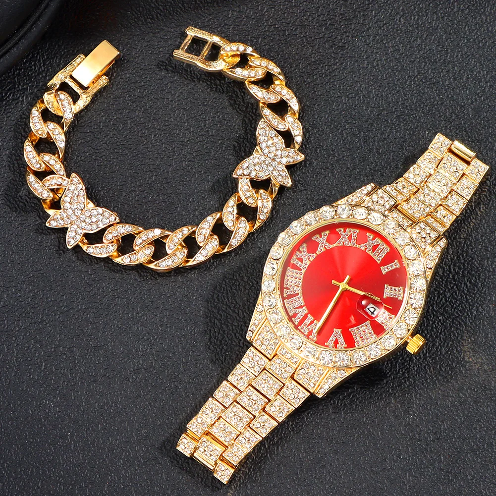 Часы наручные мужские кварцевые в стиле хип-хоп с календарем | Наручные часы